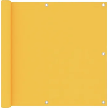 balkonová zástěna vidaXL Balkónová zástěna žlutá 0,9 x 6 m