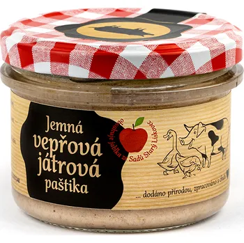 Jemná vepřová játrová paštika, 170 g