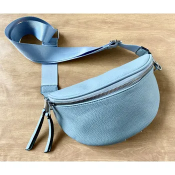 Ledvinka Piazza Italia Dámská crossbody ledvinka - světle modrá