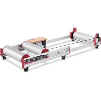 Cyklotrenažér MINOURA válce LiveRoll R720 tréninkové, hliníkové, stříbr.