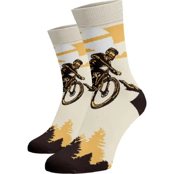 Dámské ponožky Veselé ponožky - sjezdy na kole 35-38