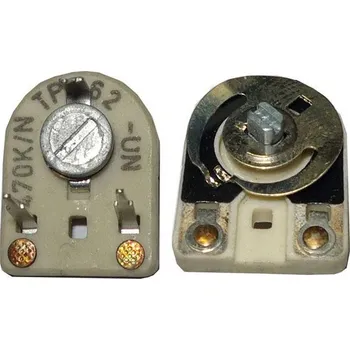 Síťový kabel 330R - TP062, trimr cermetový ležatý RM10x12,5mm