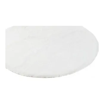 Koberec Koberec RABBIT FUR bílý kruh