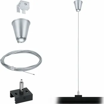 Bodové svítidlo PAULMANN ProRail3 příslušenství závěs 3m černá 955.85