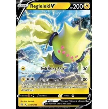 Karetní hra Pokémon SWSH280 Regieleki V - Black Star Promos