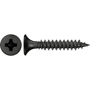 Šroub Fischer 665007 šroub do sádrokartonu 25 mm křížová drážka Philips tvrzeno, fosfátováno 1000 ks