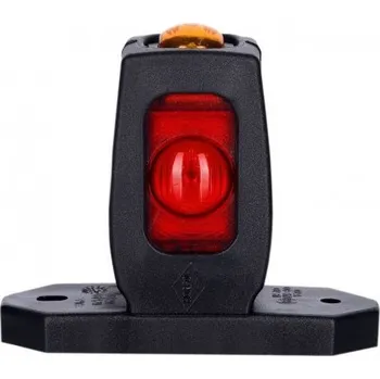 Přídavný světlomet obrysová svítilna 12v 24v 3 LED na krátkém rameni Horpol trojitá Horpol 49124