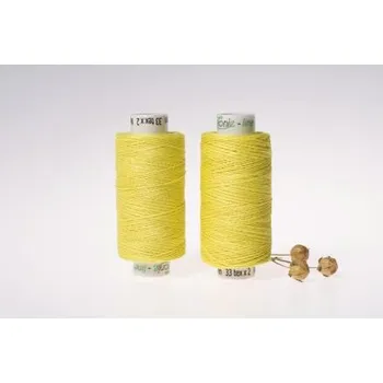 Nit Lněná nit střední, 33 x 2, 200m, zářivě žlutá, sartor.cz