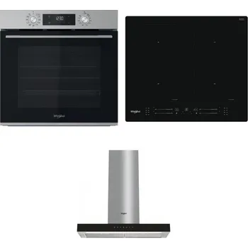 Set domácích spotřebičů WHIRLPOOL OMK58CU1SX + WHIRLPOOL WL S7260 NE + WHIRLPOOL WHBS 62F LT K