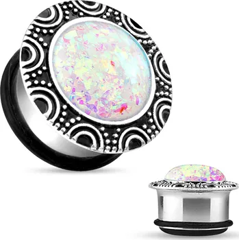 Piercing Šperky4U Plug do ucha, průměr 12 mm - PL01179-12