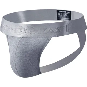 Pánské erotické prádlo Jocksy Twisted Beast Phantom Jock šedé L, pánské bavlněné jockstrapy
