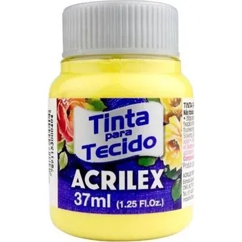 Výtvarná barva Acrilex Barva na textil 37ml - kanárkově žlutá 589