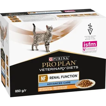 Pro kočku Purina Pro Plan Veterinary Diets Feline Adult NF Renal Function Advanced Care Chicken 10x 85 g