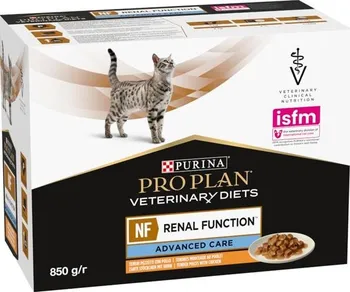 Krmivo pro kočku Purina Pro Plan Veterinary Diets Feline Adult NF Renal Function Advanced Care Chicken 10x 85 g