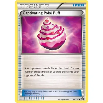 Sběratelská karetní hra Captivating Poké Puff 099/114 - Steam Siege Typ karty: Non-Holo