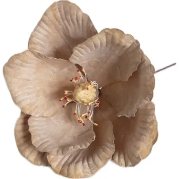 umělá květina Květ latex zápich zlatý