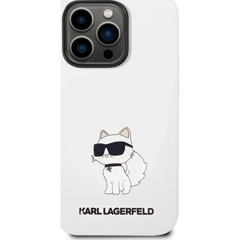 Pouzdro na mobilní telefon Karl Lagerfeld Choupette NFT silikonový kryt pro iPhone 14 PRO Barva: Bílá