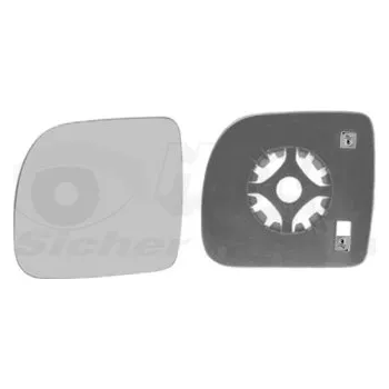 Auto zrcátko Sklo do zrcátka, vnější zrcátko VAN WEZEL 4310837