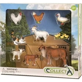 Figurka COLLECTA 84049 ZVÍŘATA Z FARMY 9 PCS.