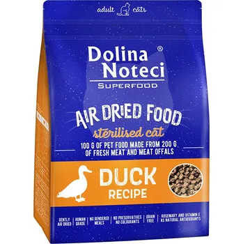 Krmivo pro kočku 2x1kg Dolina Noteci Superfood Sterilised Feline Duck
