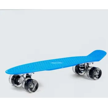 Pennyboard Penny board SMJ Sport BS-2206PL Blue se svítícími LED kolečky