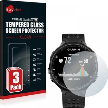 Příslušenství k chytrým hodinkám Savvies Ochranné sklo 3 ks pro Garmin Forerunner 735