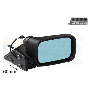 Auto zrcátko Vnější zpětné zrcátko VAN WEZEL 0642808