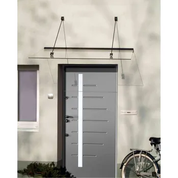 Stříška nad vchodové dveře LANIT PLAST Stříška nad dveře LANITPLAST LAZUR 150/97 černá LG695