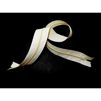 Zip Spirálový zip nedělitelný, 50 cm, béžová, č.103, 1 ks