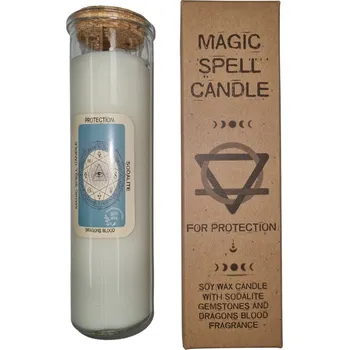 Svíčka Svíčka vonná Ochrana- Sodalit & Dračí Krev