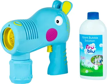 Bublifuk TM Toys Fru Blu Hippo blaster se zásobníkem + náplň 0,4 l