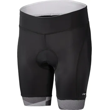 Cyklistické kalhoty Etape Dámské cyklistické kalhoty LIVIA - černá/bílá Velikost: L