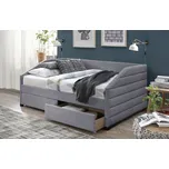 Casarredo Postel NORA 120x200 cm velvet šedá