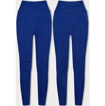 Dámské legíny Světle modré legíny s kapsičkami (XL003-9) odstíny modré XL (42)