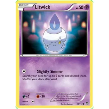 Sběratelská karetní hra Litwick 048/114 - Steam Siege Typ karty: Non-Holo