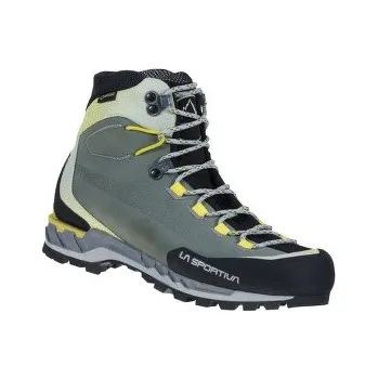 Dámská treková obuv La Sportiva Trango Tech Leather GTX Women Clay/Celery šedá 37,5 EU