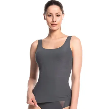 Dámské spodní prádlo Dámská košilka L-POL5021VE-03 šedá S