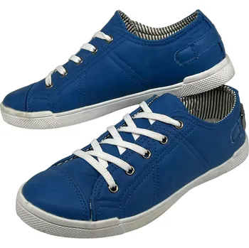 Dámské tenisky Modern Dámské modré šněrovací tenisky Barva: Modrá, Velikost: 36