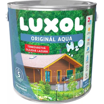CDATA[Podrobnosti o produktu 5331253 Luxol Original AQUA je tenkovrstvá olejová lazura na vodní bázi pro dekorativní…
v 9 obchodech
![Lak na dřevo LX Originál AQUA švédská červeň 2,5l