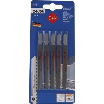 Přímočará pila Pilka přímočará 5ks, HSS, 75mm/1.45mm