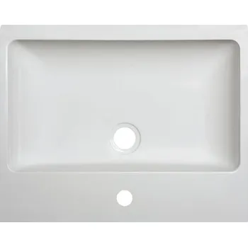 Umyvadlo Sanplast Umyvadlo litý mramor Unbo-M/FREE 55x45x8 cm, bílá