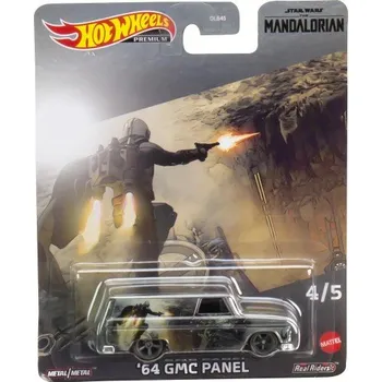 auto na autodráhu Hot Wheels Premium Star Wars The Mandalorian 64 GMC Panel
