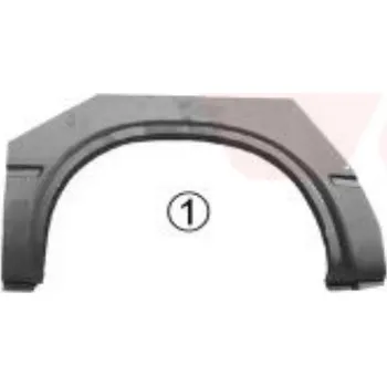 Blatník karosérie Boční stěna VAN WEZEL 1896146