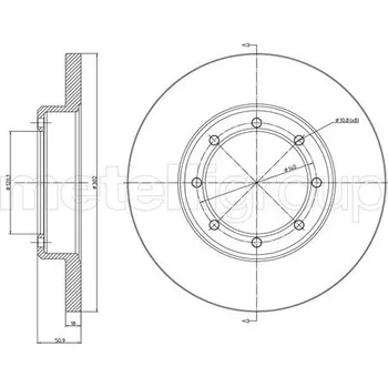 Brzdový kotouč Brzdový kotouč METELLI 23-1385C