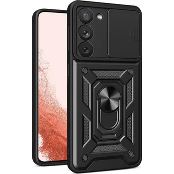 Pouzdro na mobilní telefon Kryt Samsung Galaxy S23 Techsuit CamShield Pro černý