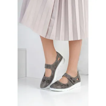 Dámské baleríny Super in Šedé baleríny 6590D.G Velikost: 39