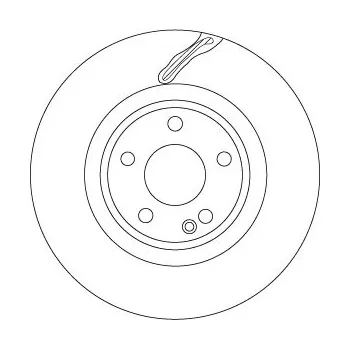 Brzdový kotouč Brzdový kotouč TRW DF6867