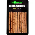 Korda Náhradní korkové tyčinky Cork Sticks 4 mm 10ks
