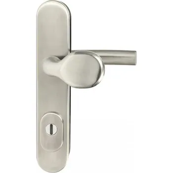 Dveřní kování Bezpečnostní kování R.701.ZB.N.TB4 nerez 72 mm - tl. dveří 40-55mm Klika / klika Art. 68