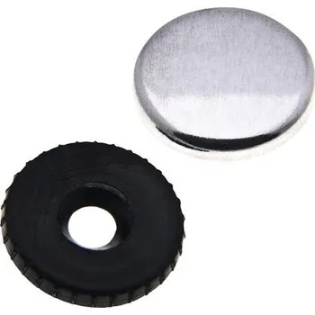 Nábytkové kování KRYTKA ZRCADLOVÁ 20 4x30 hliníková